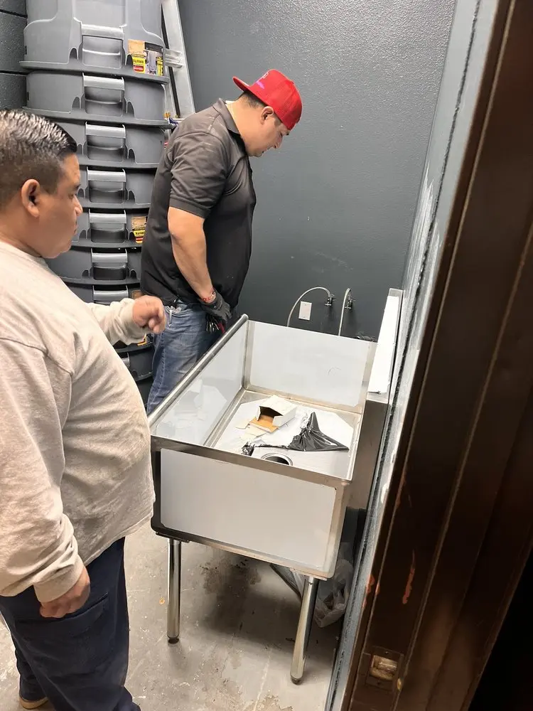 Commercial plumbing and sink installation in Landrum